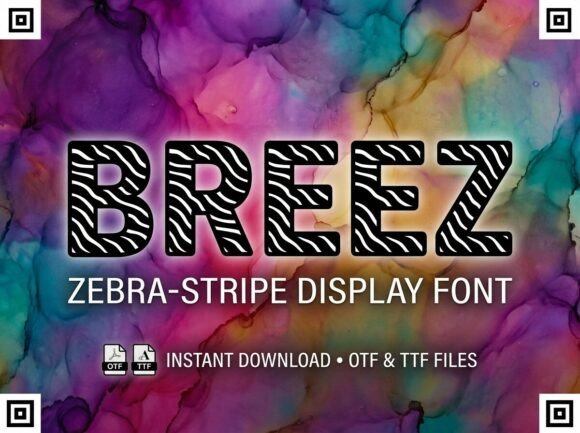 Breez Font: Bold Decorative Display Type for Impact