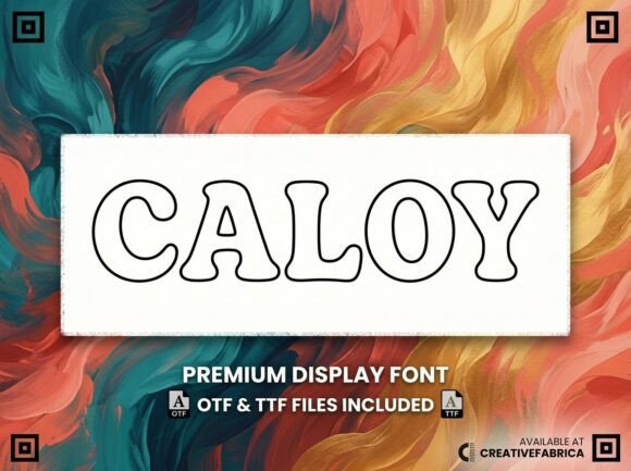 Caloy: Organic Display Font for Authentic Branding