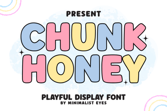 Chunk Honey: A Bold Display Font for Crafters