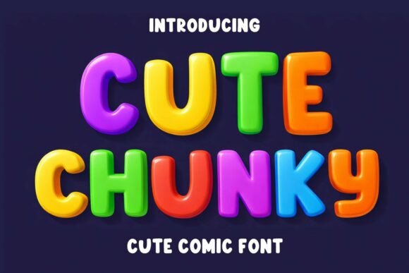 Cute Chunky: A Playful Font for Creative Projects
