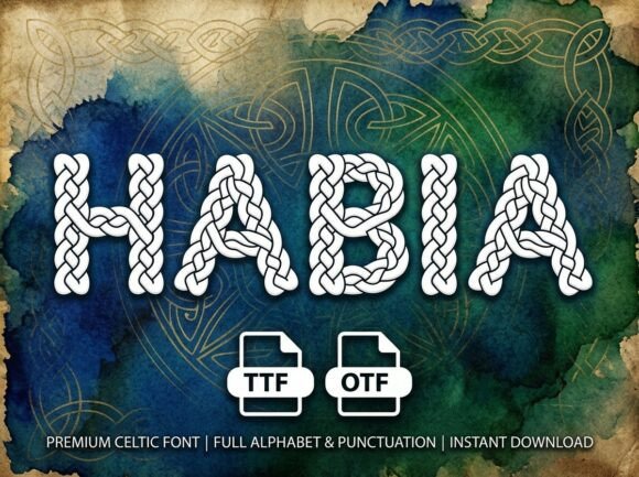Evaluating Habia: A Guide to This All-Caps Decorative Display Font