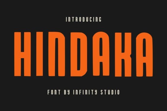 Hindaka: Bold Condensed Typography