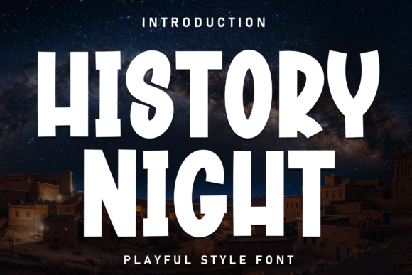 History Night: Integrating Bold Display Typography into Creative Workflows