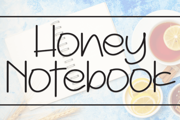 Honey Notebook: A Charming Display Typeface