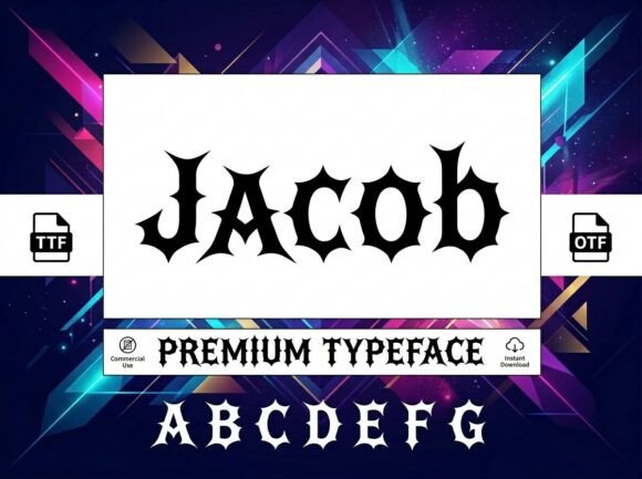 Jacob: Evaluating a Premium Typeface for Modern Gothic Design