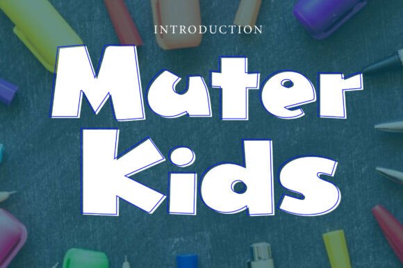 Muter Kids: Playful Typography for Creative Design