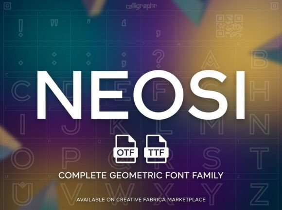 Neosi Font: Bold Decorative Display Typography