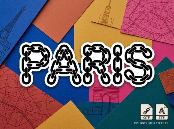 Paris Font: Bold Decorative Display Type