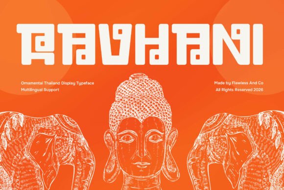 Ravhani: Elevating Designs with Authentic Thai Ornamental Typography