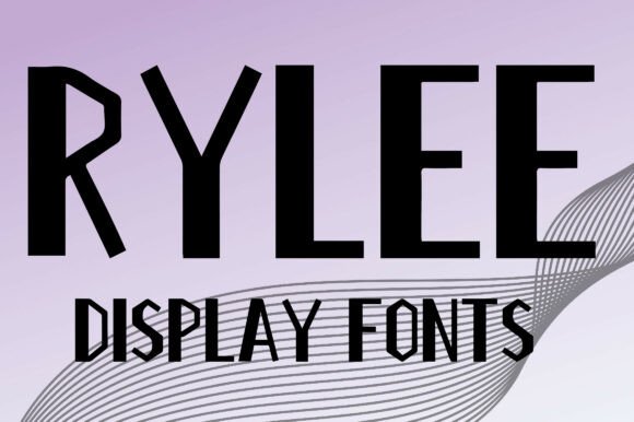 Rylee Font: Modern Geometric Display Typography