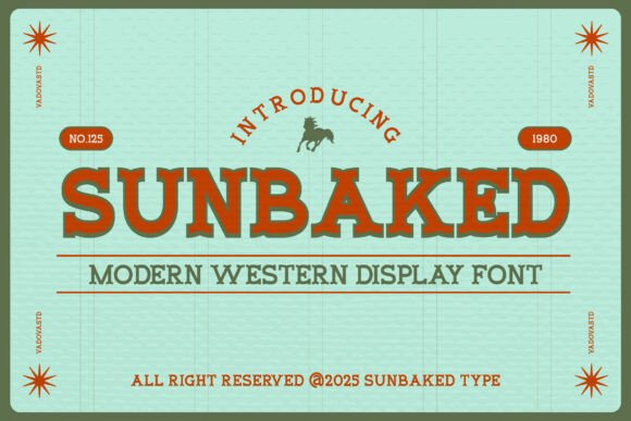 Sunbaked: Bold Western Typography for Authentic Branding
