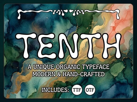 Tenth: Elevating Creative Projects with Bold Display Typography