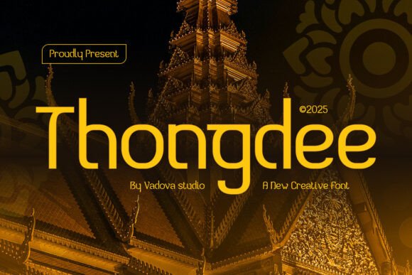 Thongdee Typeface: Bridging Traditional Thai Heritage and Modern Digital Design