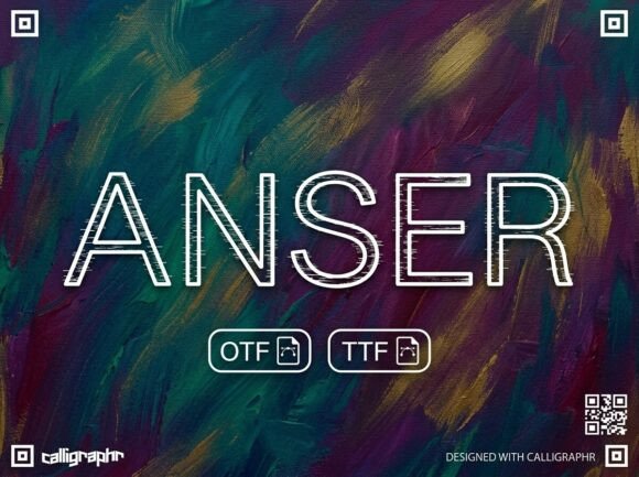 Understanding Anser: A Comprehensive Guide to Bold Decorative Display Typography