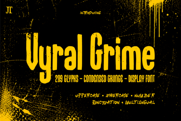 Vyral Grime: Elevating Urban Design with Authentic Gritty Typography